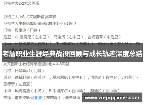 老詹职业生涯经典战役回顾与成长轨迹深度总结